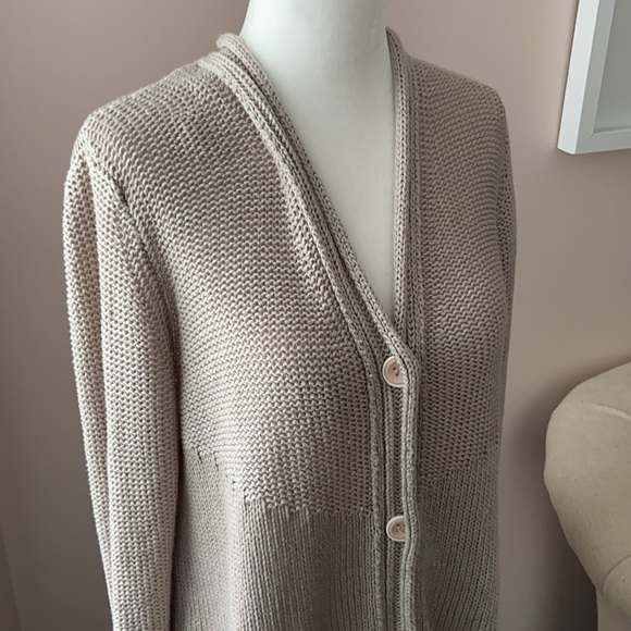 Riani I Two Toned Beige Cardigan - Picture 2 of 10